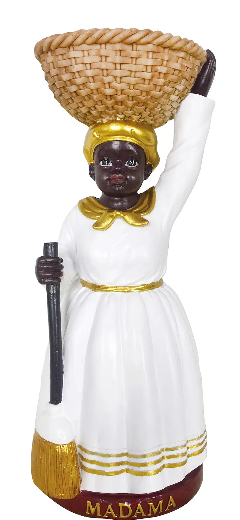 LG1065-3 5.5" 12" White Dress Madama Statue - Image 2