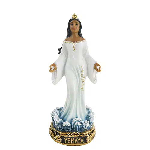 LG11722-5W 5" Orisha Yemaya Statue White