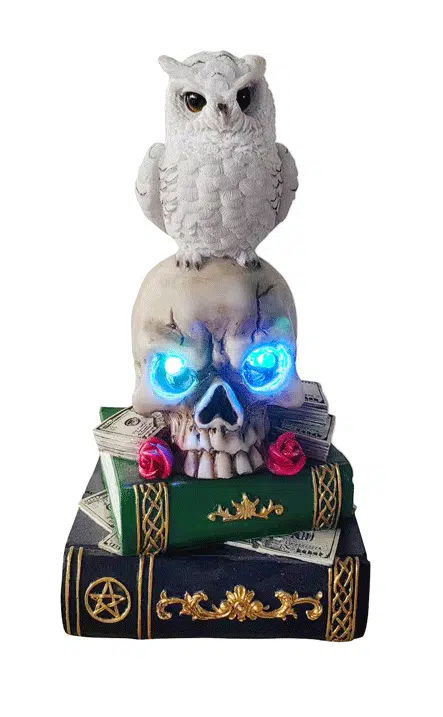 LG43-7.5 Owl with Eyes Light Crane 8 Inch - Image 3