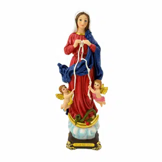 LG1696-12 Our Lady Undoer of Knots Statue 12 Inch