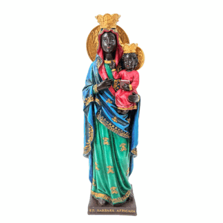 LG1082-1-12 St. Barbara Africana Statue 12 Inch New Style