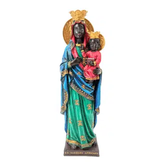 LG1082-1-12 St. Barbara Africana Statue 12 Inch New Style
